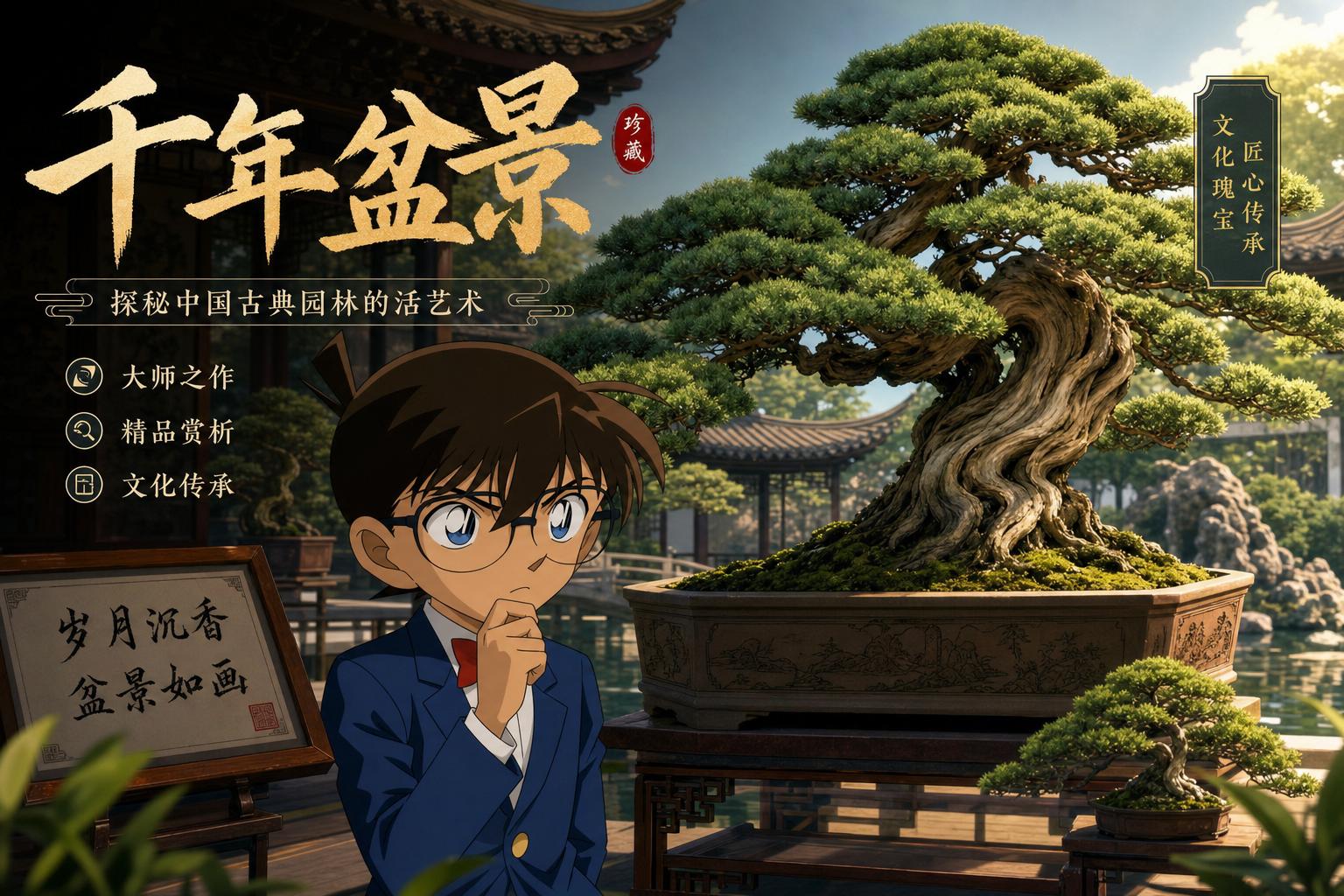 抖阴获奖植物视频——千年盆景艺术中国传统植物文化